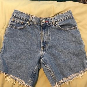 Polo by RL Vintage Frayed Bottom Denim Shorts
